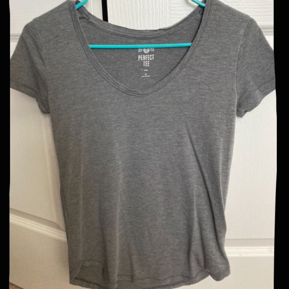 The brand is Authentic American Heritage, color is gray, size is XS.